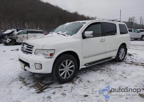 2010 Infiniti Qx56 z USA, uszkodzony, nr VIN 5N3ZA0NE6AN908405